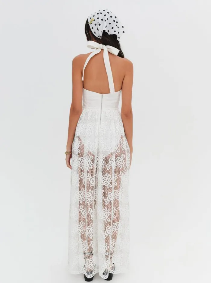 For Love and Lemons Dresses Sonnet Lace Maxi Dress White 8211 Women For Love and Lemons Dresses Sonnet Lace Maxi Dress White 8211 Women