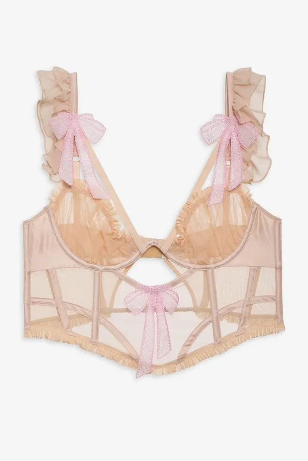 For Love and Lemons Lingerie Akeria Bustier Neutral 8211 Women For Love and Lemons Lingerie Akeria Bustier Neutral 8211 Women