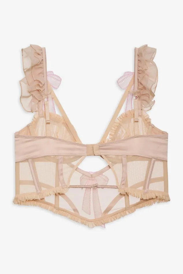 For Love and Lemons Lingerie Akeria Bustier Neutral 8211 Women For Love and Lemons Lingerie Akeria Bustier Neutral 8211 Women