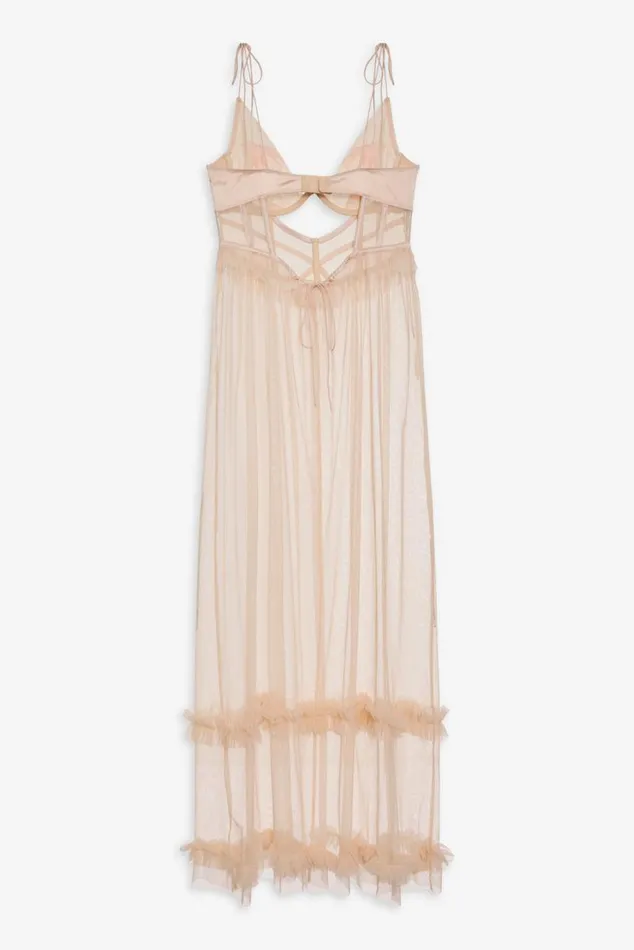 For Love and Lemons Lingerie Akeria Maxi Slip Dress Pink 8211 Women For Love and Lemons Lingerie Akeria Maxi Slip Dress Pink 8211 Women