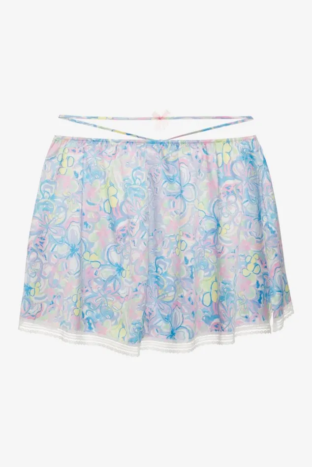 For Love and Lemons Lingerie Midsummer Floral Skirt Blue 8211 Women For Love and Lemons Lingerie Midsummer Floral Skirt Blue 8211 Women