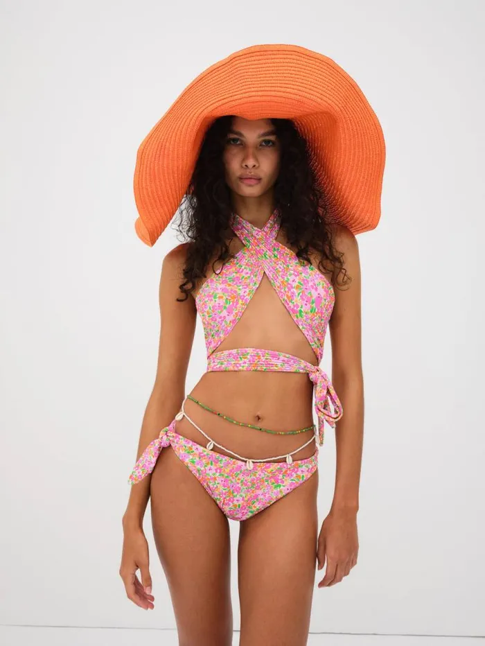 For Love and Lemons Swim Dixie Swim Bottom Pink 8211 Women For Love and Lemons Swim Dixie Swim Bottom Pink 8211 Women