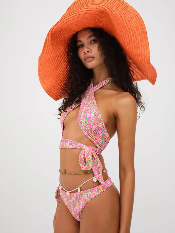 For Love and Lemons Swim Dixie Swim Bottom Pink 8211 Women For Love and Lemons Swim Dixie Swim Bottom Pink 8211 Women