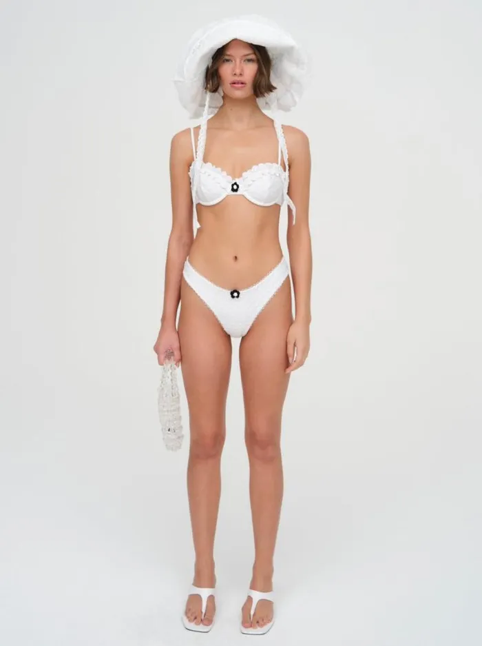For Love and Lemons Swim Lilith Bikini Bottom White 8211 Women For Love and Lemons Swim Lilith Bikini Bottom White 8211 Women