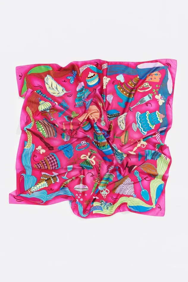 Fuchsia Cake Scarf Fuchsia Women Bimba Y Lola Scarves Fuchsia Cake Scarf Fuchsia Women Bimba Y Lola Scarves