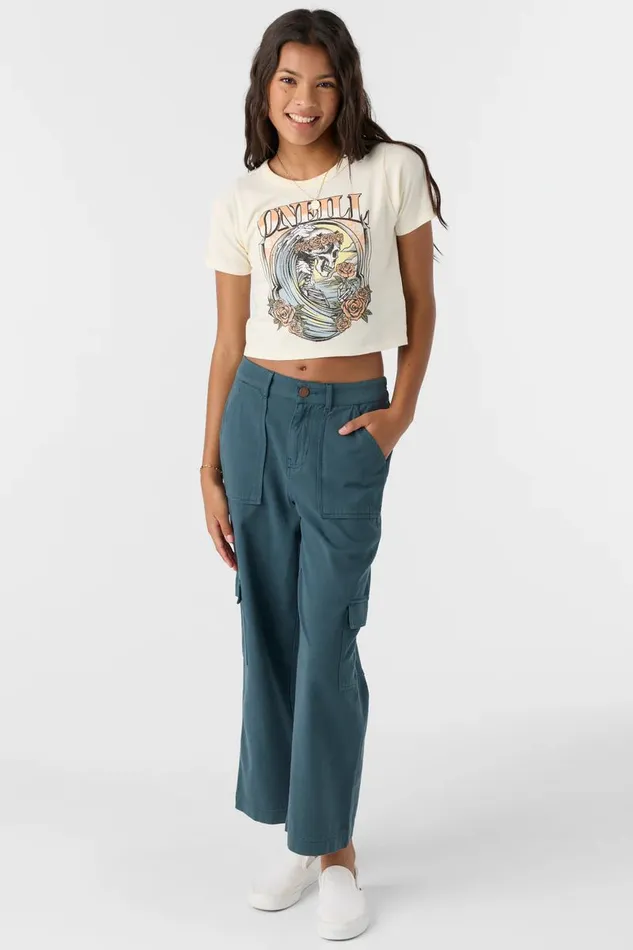 GIRL039S BEGONIAS TEE Winter White Kids O039NEILL Girl039S Clothing