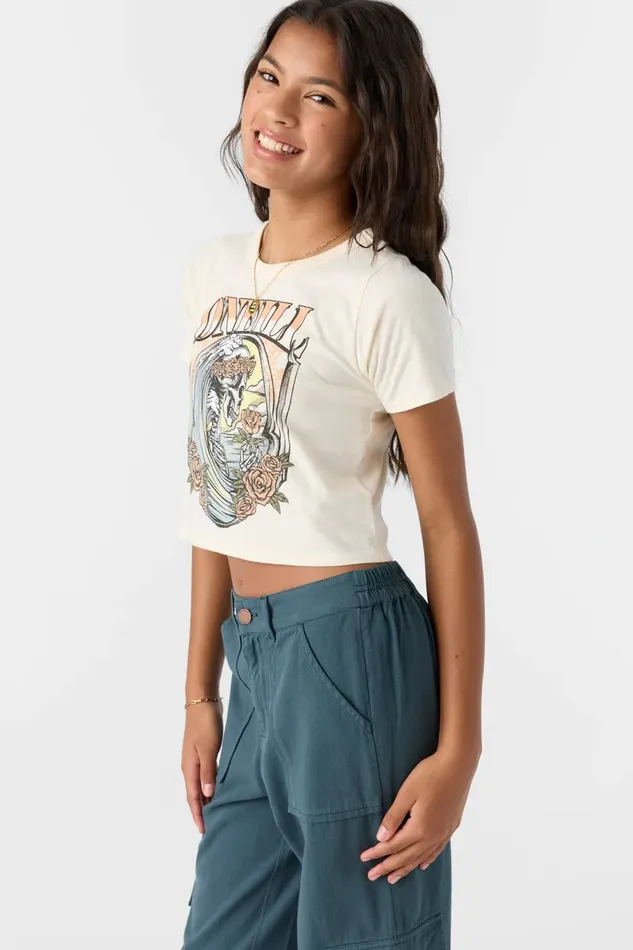 GIRL039S BEGONIAS TEE Winter White Kids O039NEILL Girl039S Clothing