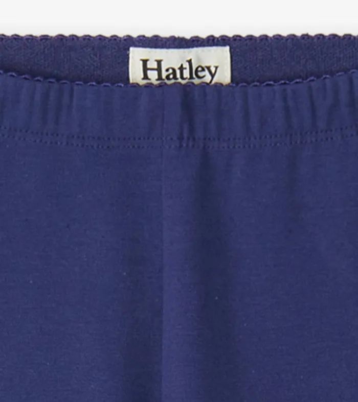 Girls Navy Leggings Hatley