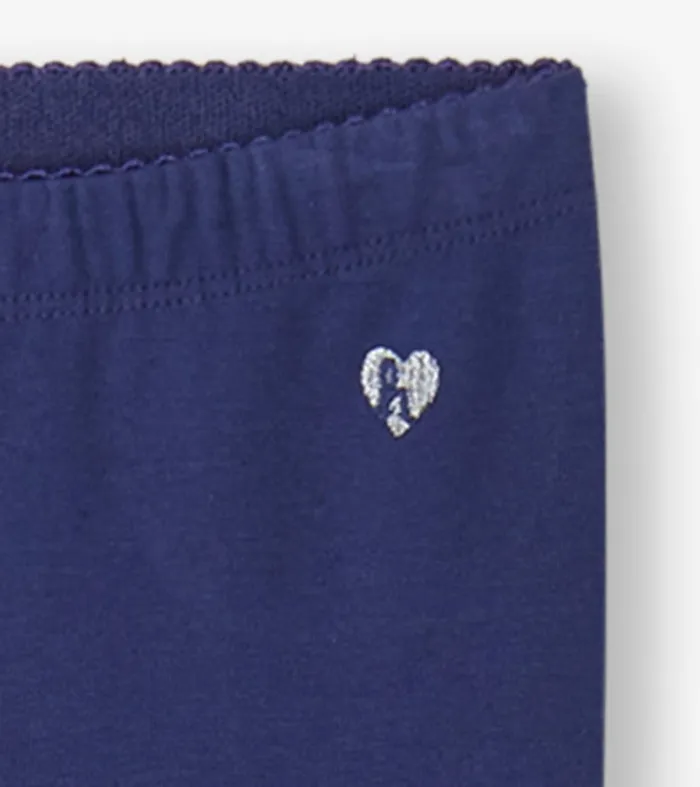 Girls Navy Leggings Hatley