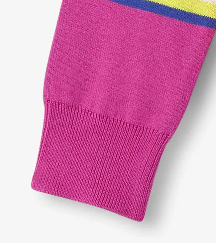 Girls Rainbow Heart Sweater Hatley