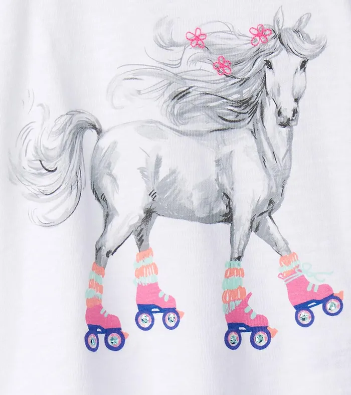 Girls Roller Skates Graphic Tee Hatley