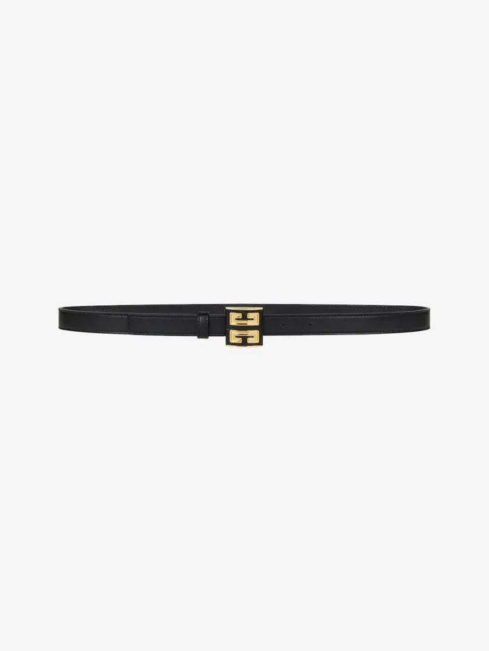 Givenchy 4G Belt In Leather Black Women Belts