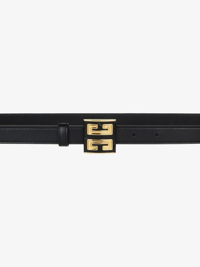 Givenchy 4G Belt In Leather Black Women Belts