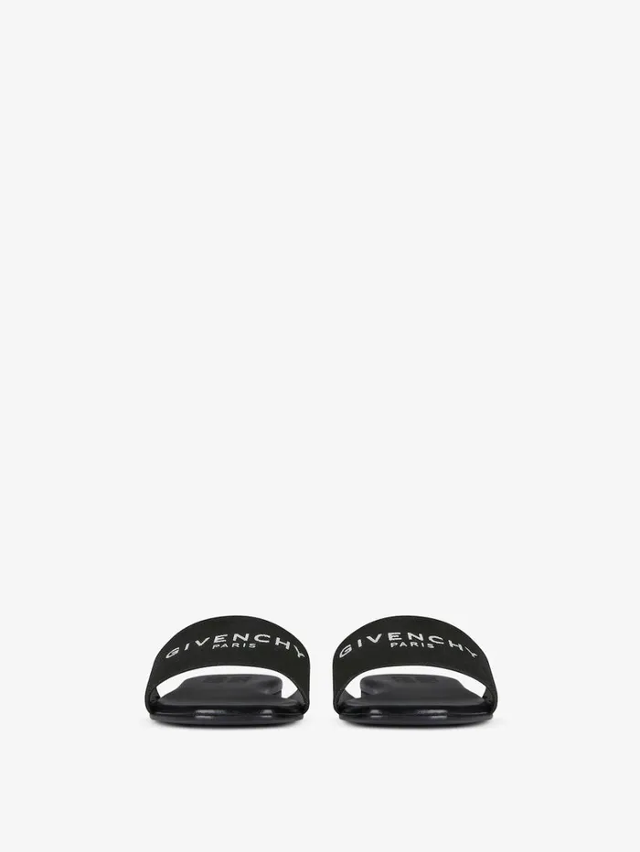 Givenchy 4G Mules In Canvas Black Women Shark Lock
