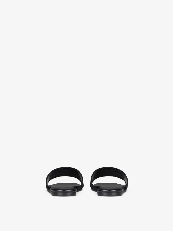 Givenchy 4G Mules In Canvas Black Women Shark Lock