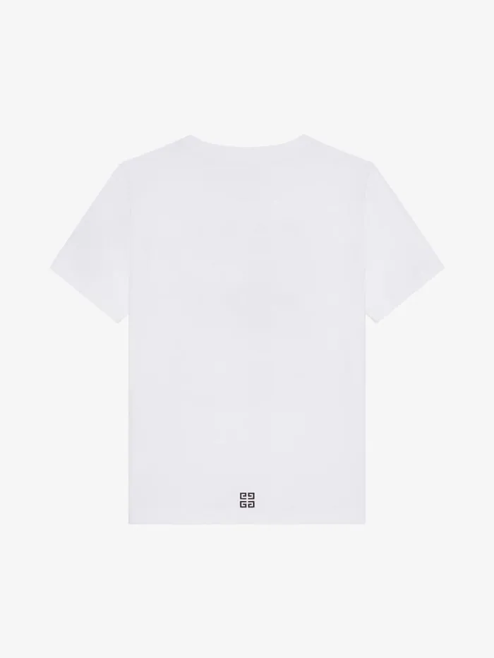 Givenchy 4G Stars Tshirt In Cotton White Men Baby 1 Month To 3 Years