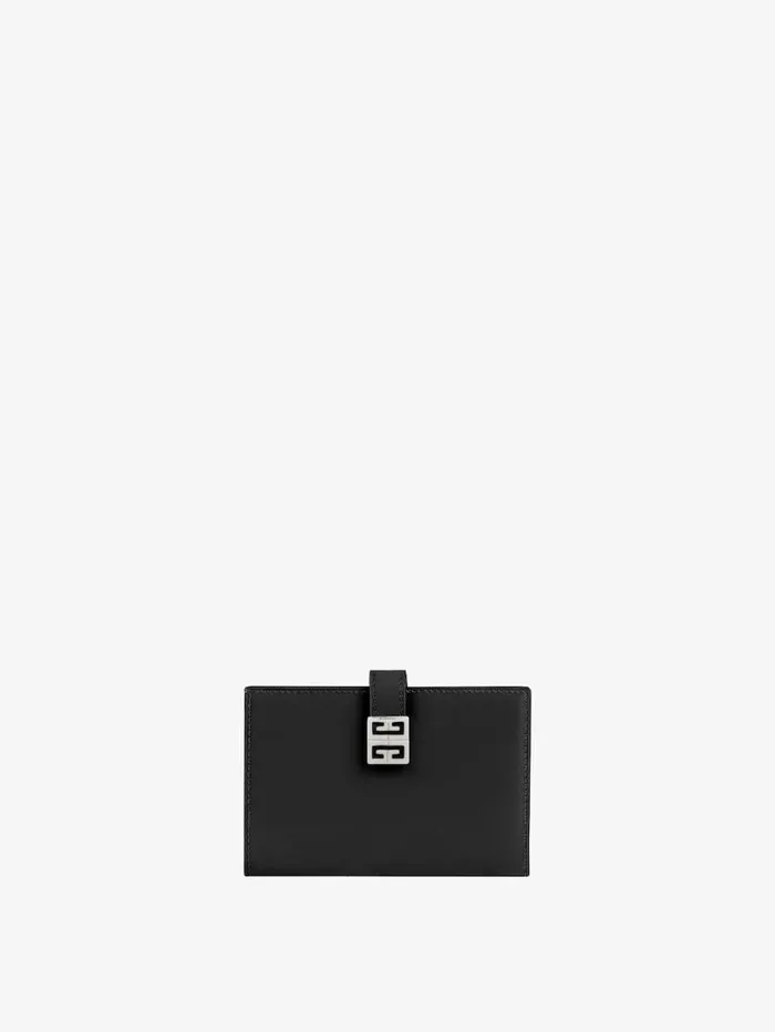 Givenchy 4G Wallet In Box Leather Black Women Wallets and Card Holders