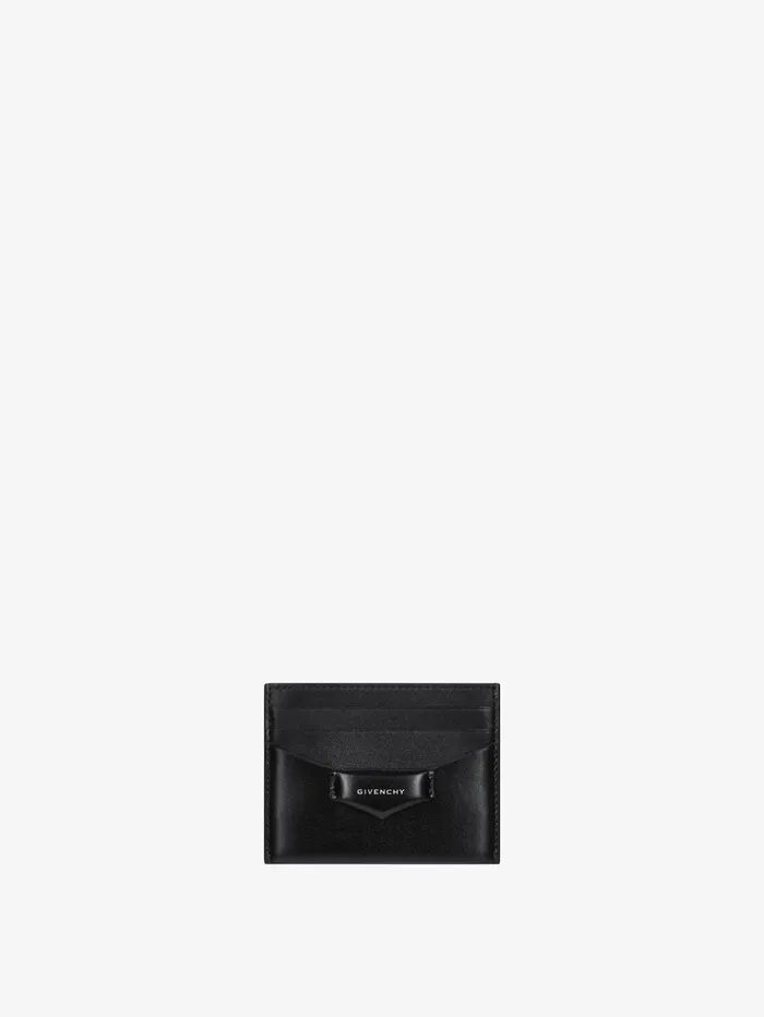 Givenchy Antigona Card Holder In Box Leather Black Women Wallets and Card Holders Givenchy Antigona Card Holder In Box Leather Black Women Wallets and Card Holders