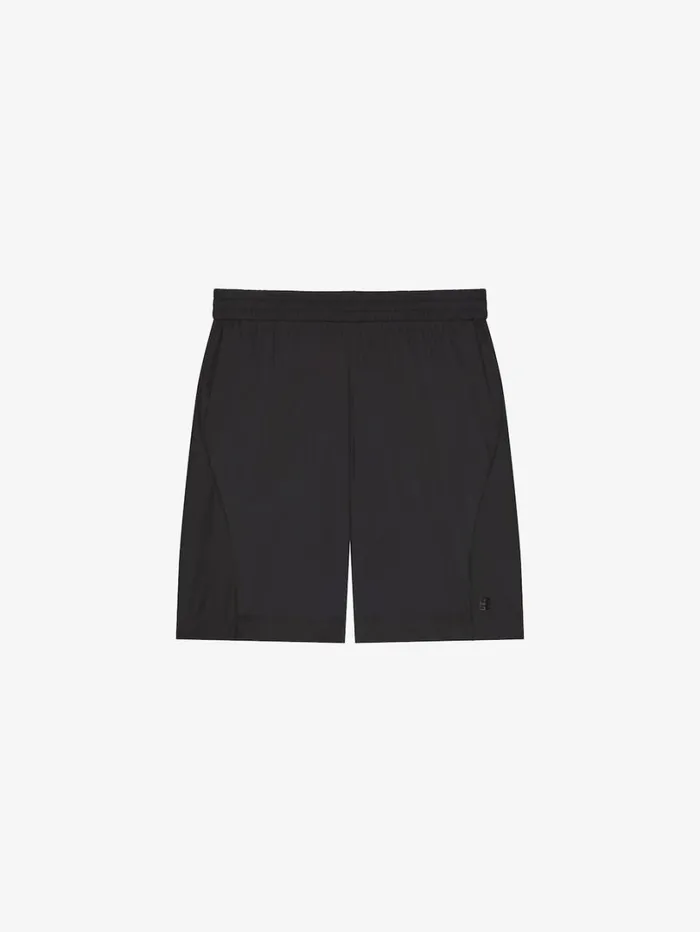 Givenchy Bermuda Shorts With 4G Detail Black Men Pants and Shorts