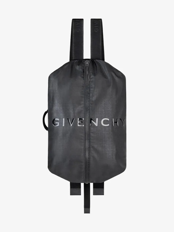Givenchy GZip Backpack In 4G Nylon Black Men Backpacks