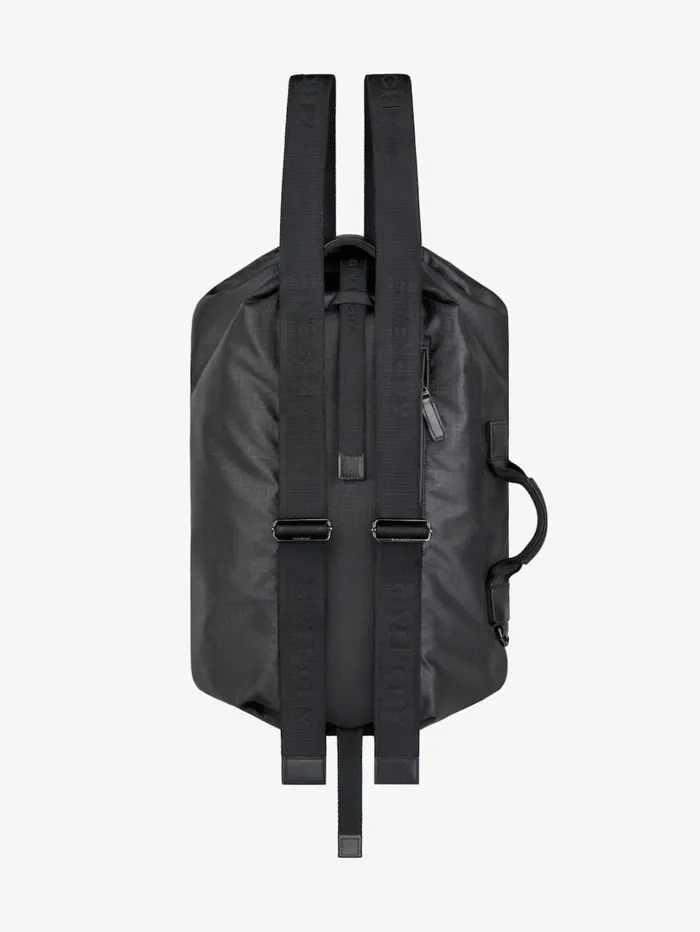 Givenchy GZip Backpack In 4G Nylon Black Men Backpacks