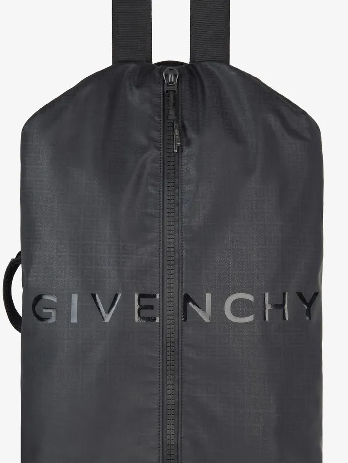 Givenchy GZip Backpack In 4G Nylon Black Men Backpacks