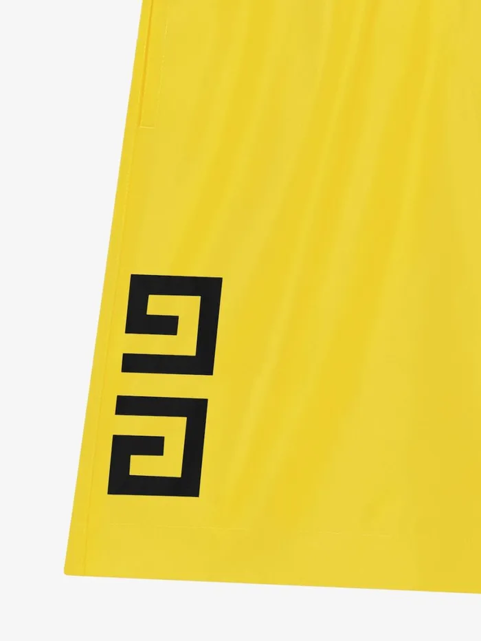 Givenchy GIVENCHY 4G Long Swim Shorts Sunflower Men Pants and Shorts