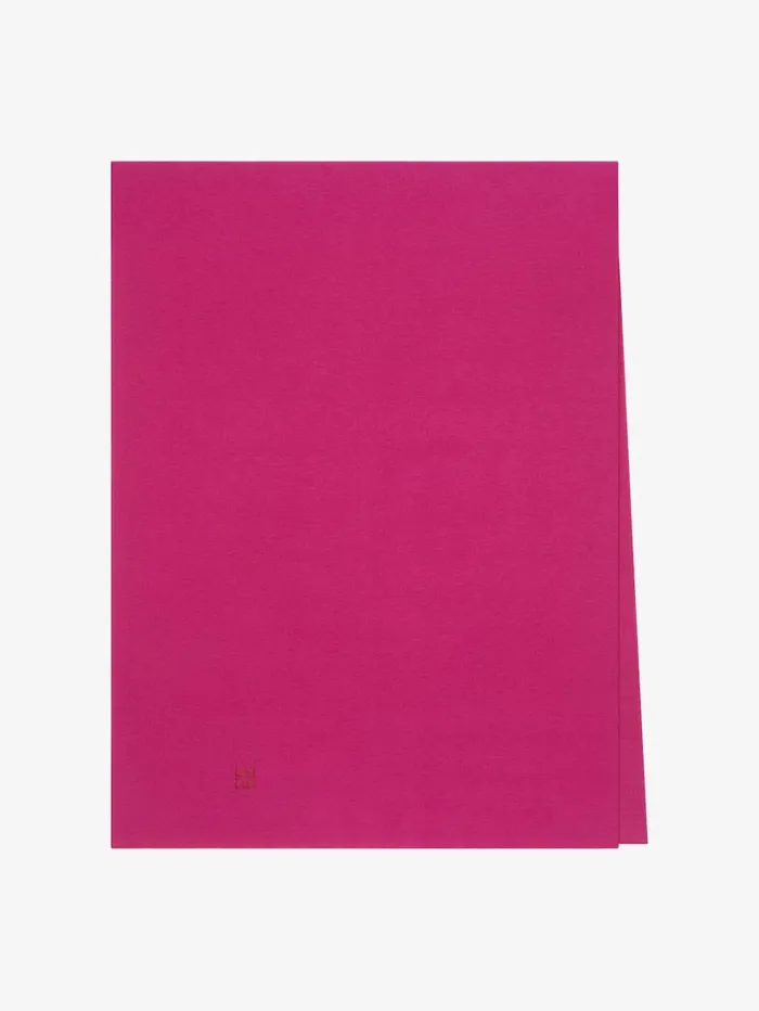 Givenchy GIVENCHY 4G Scarf In Wool Cyclamen Women Scarves Givenchy GIVENCHY 4G Scarf In Wool Cyclamen Women Scarves