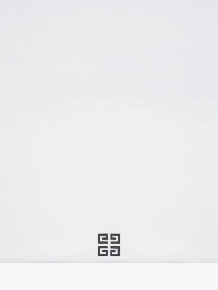 Givenchy GIVENCHY Archetype Cropped Tshirt In Cotton White Women TShirts