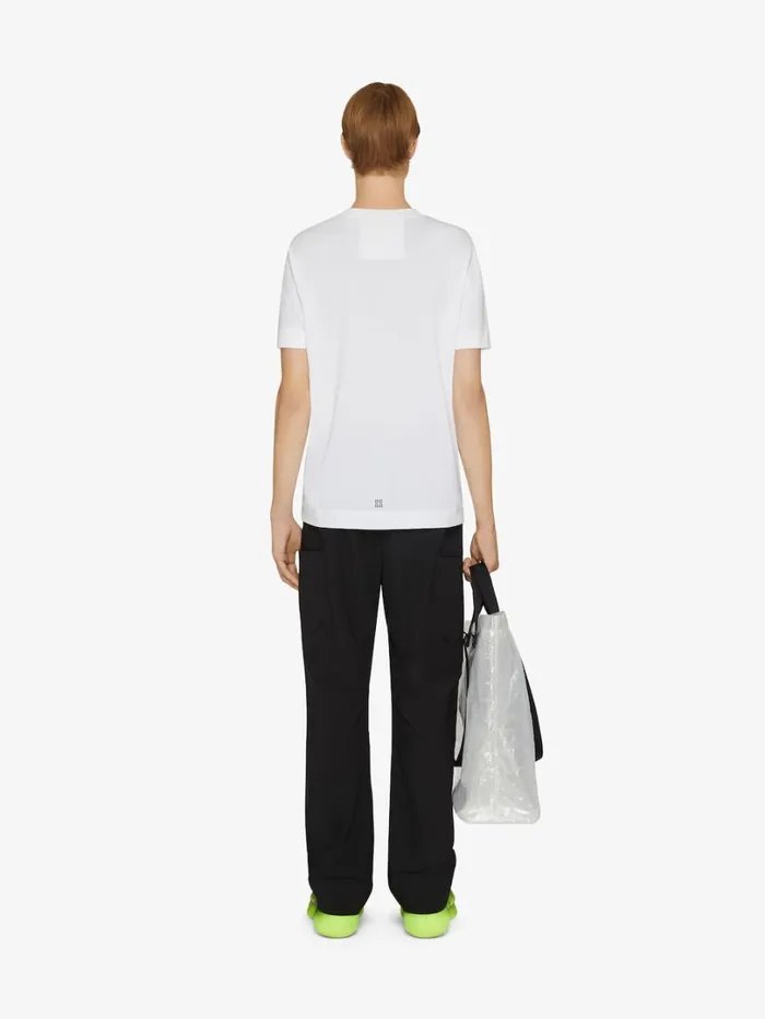 Givenchy GIVENCHY Archetype Slim Fit Tshirt In Cotton White Men TShirts