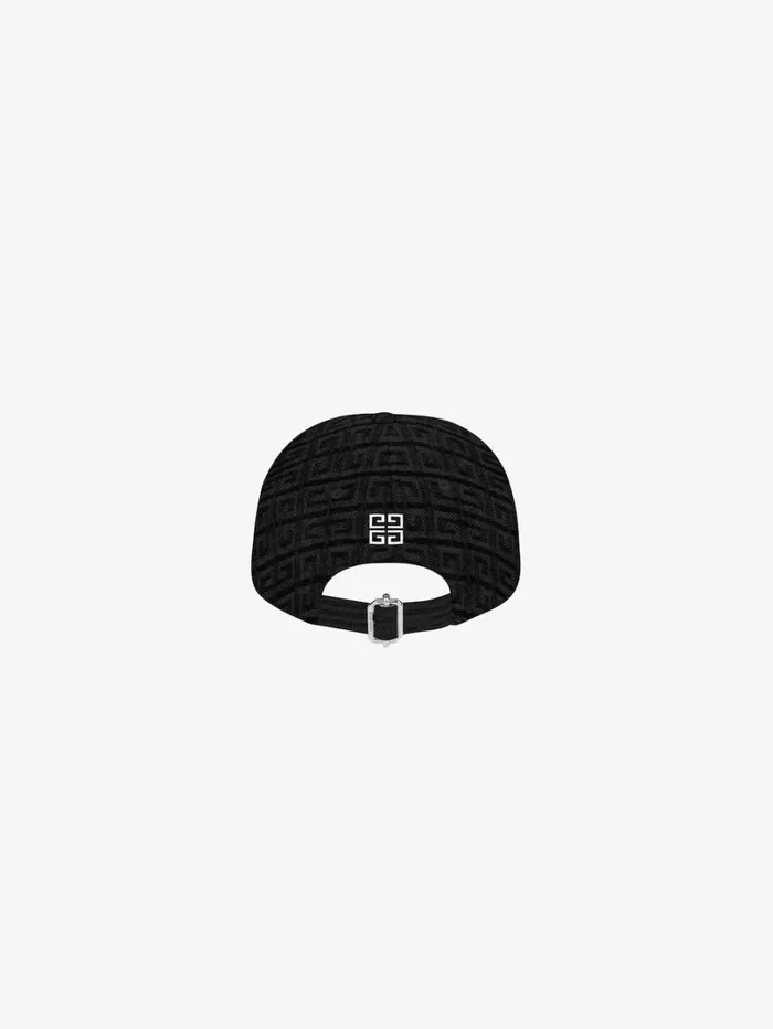 Givenchy GIVENCHY Embroidered Cap In Denim Black Men Beanies and Caps Givenchy GIVENCHY Embroidered Cap In Denim Black Men Beanies and Caps