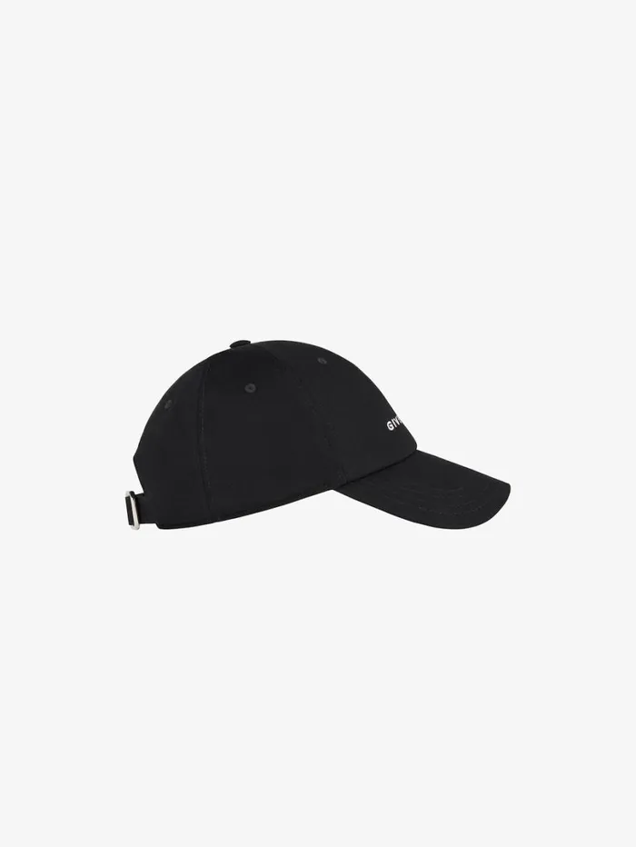 Givenchy GIVENCHY Embroidered Cap In Twill Black Women Beanies and Caps Givenchy GIVENCHY Embroidered Cap In Twill Black Women Beanies and Caps