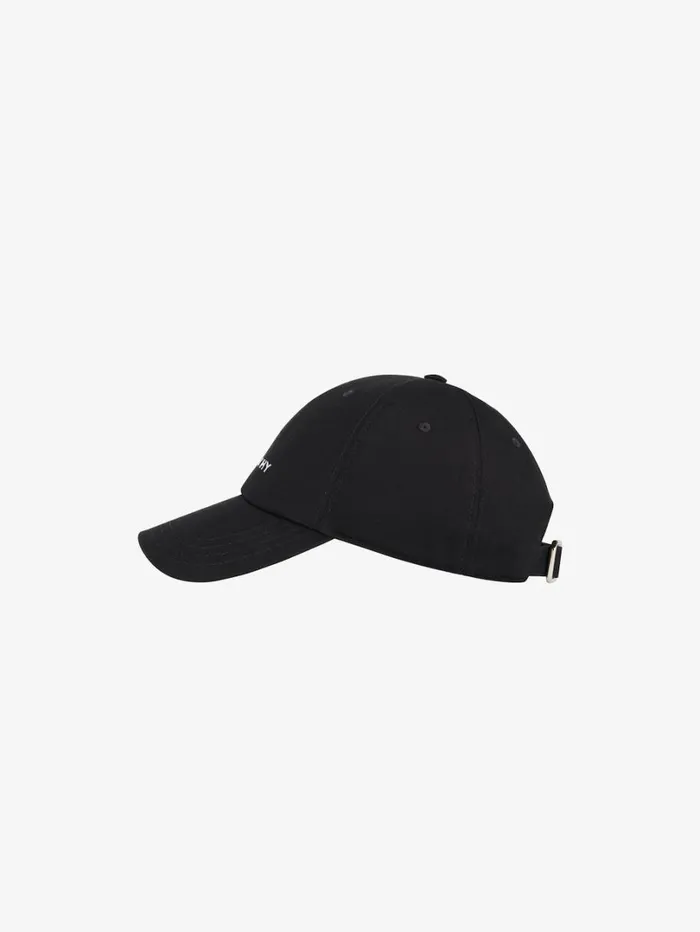 Givenchy GIVENCHY Embroidered Cap In Twill Black Women Beanies and Caps Givenchy GIVENCHY Embroidered Cap In Twill Black Women Beanies and Caps