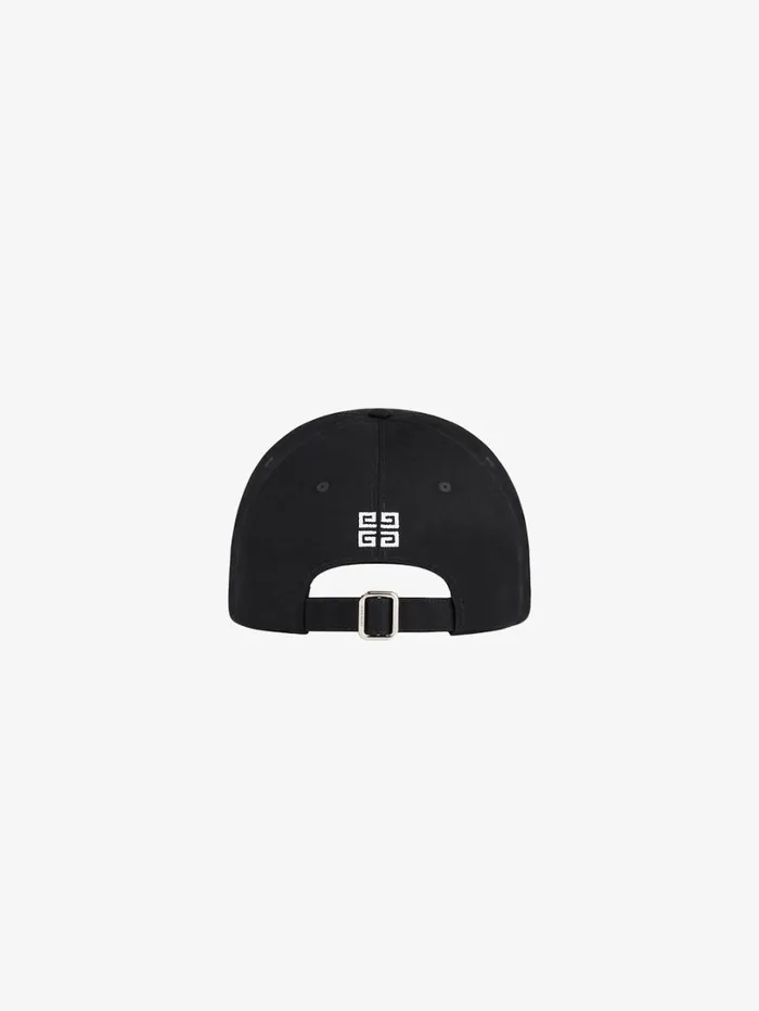 Givenchy GIVENCHY Embroidered Cap In Twill Black Women Beanies and Caps Givenchy GIVENCHY Embroidered Cap In Twill Black Women Beanies and Caps