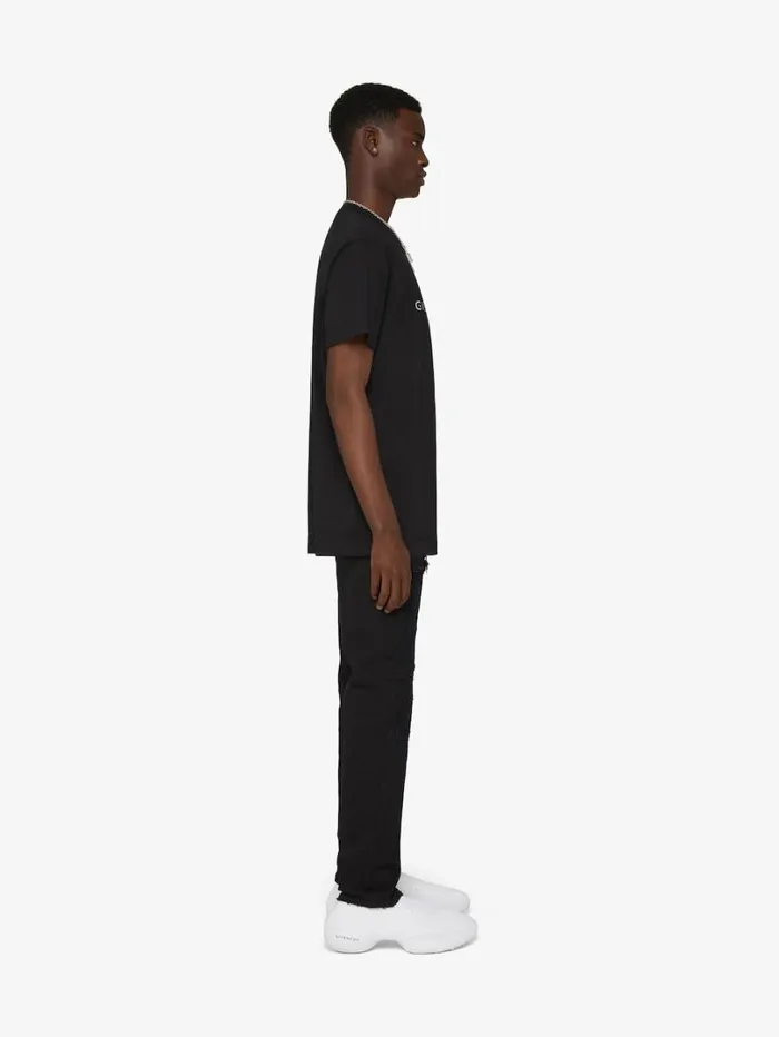 Givenchy GIVENCHY Reverse Oversized Tshirt In Cotton Black Men TShirts
