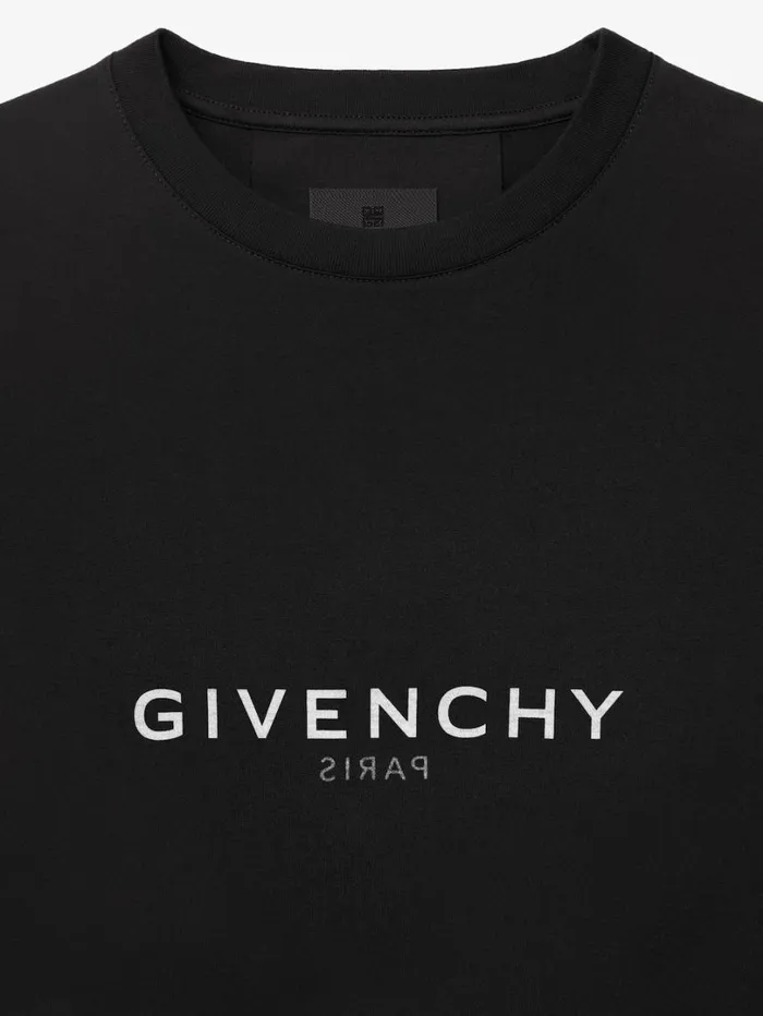 Givenchy GIVENCHY Reverse Oversized Tshirt In Cotton Black Men TShirts