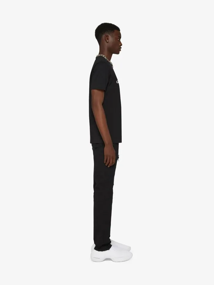 Givenchy GIVENCHY Reverse Slim Tshirt In Cotton Black Men TShirts