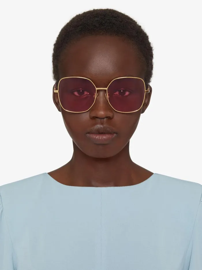Givenchy GV Speed Sunglasses In Metal Pinkgolden Women Sunglasses