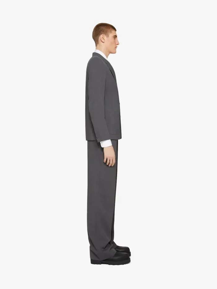 Givenchy Jacket In Wool Medium Grey Men Coats and Jackets