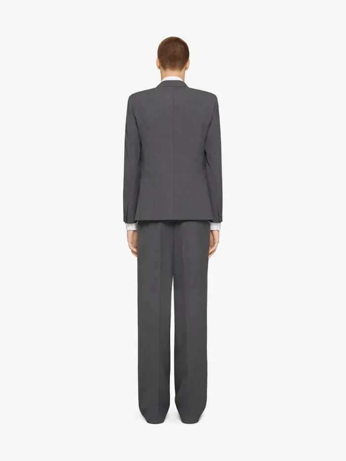 Givenchy Jacket In Wool Medium Grey Men Coats and Jackets