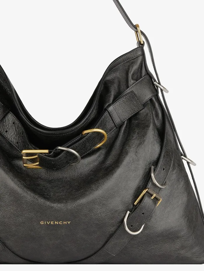 Givenchy Large Voyou Boyfriend Bag In Aged Leather Black Women Crossbody Bags Givenchy Large Voyou Boyfriend Bag In Aged Leather Black Women Crossbody Bags