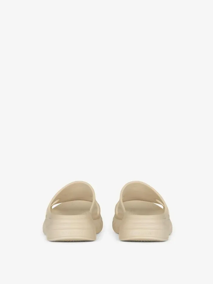Givenchy Marshmallow Flat Sandals In Rubber Beige Men Slides and Sandals Givenchy Marshmallow Flat Sandals In Rubber Beige Men Slides and Sandals