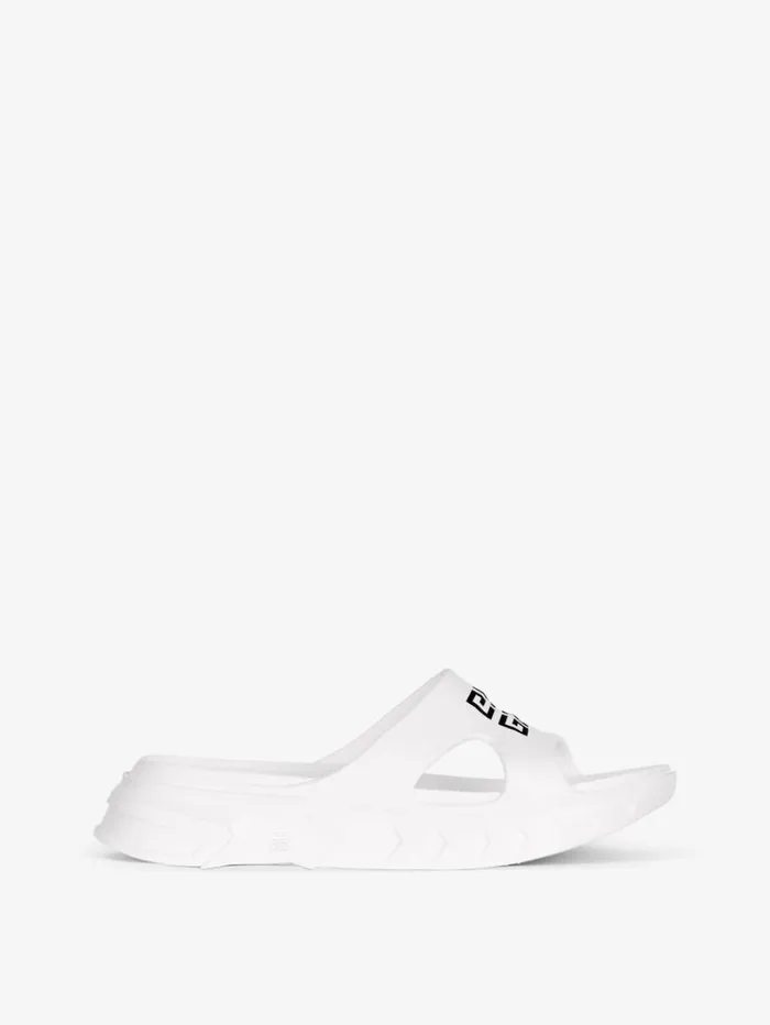 Givenchy Marshmallow Sandals In Rubber White Men Slides and Sandals