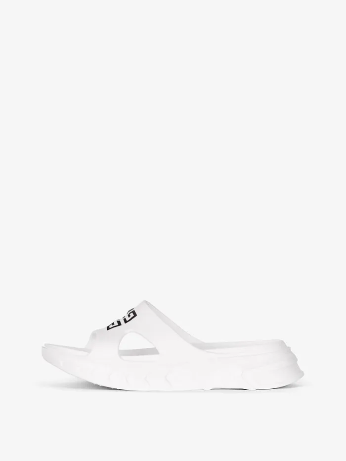 Givenchy Marshmallow Sandals In Rubber White Men Slides and Sandals Givenchy Marshmallow Sandals In Rubber White Men Slides and Sandals