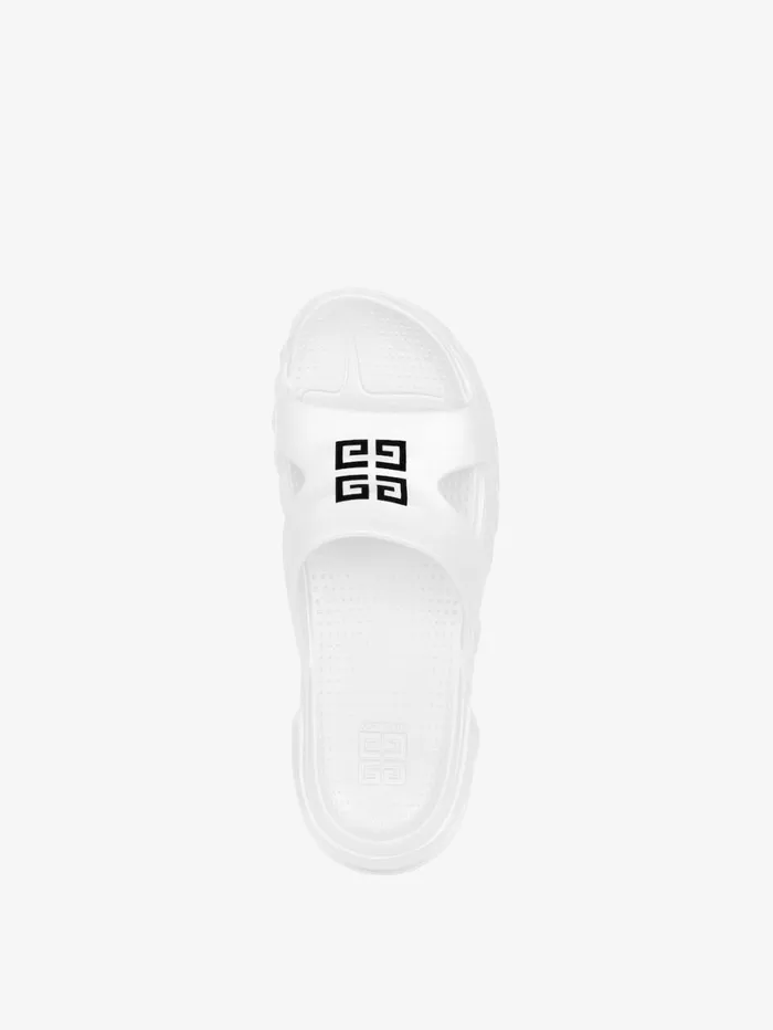 Givenchy Marshmallow Sandals In Rubber White Men Slides and Sandals Givenchy Marshmallow Sandals In Rubber White Men Slides and Sandals