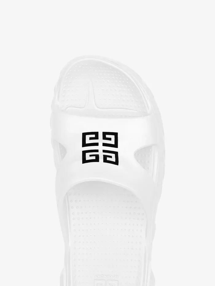Givenchy Marshmallow Sandals In Rubber White Men Slides and Sandals Givenchy Marshmallow Sandals In Rubber White Men Slides and Sandals