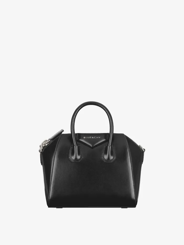 Givenchy Mini Antigona Bag In Box Leather Black Women Crossbody Bags