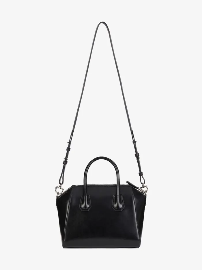 Givenchy Mini Antigona Bag In Box Leather Black Women Crossbody Bags Givenchy Mini Antigona Bag In Box Leather Black Women Crossbody Bags