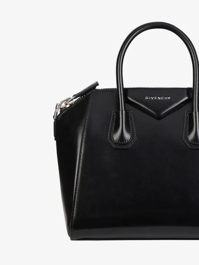 Givenchy Mini Antigona Bag In Box Leather Black Women Crossbody Bags Givenchy Mini Antigona Bag In Box Leather Black Women Crossbody Bags