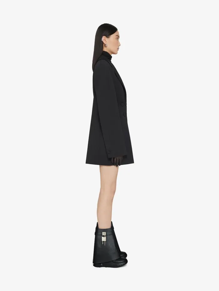 Givenchy Shark Lock Biker Ankle Boots In Grained Leather Black Women Shark Lock Givenchy Shark Lock Biker Ankle Boots In Grained Leather Black Women Shark Lock